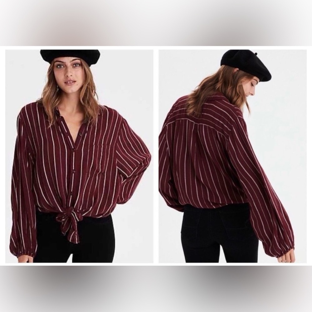 AE Long Sleeve Button Down Shirt